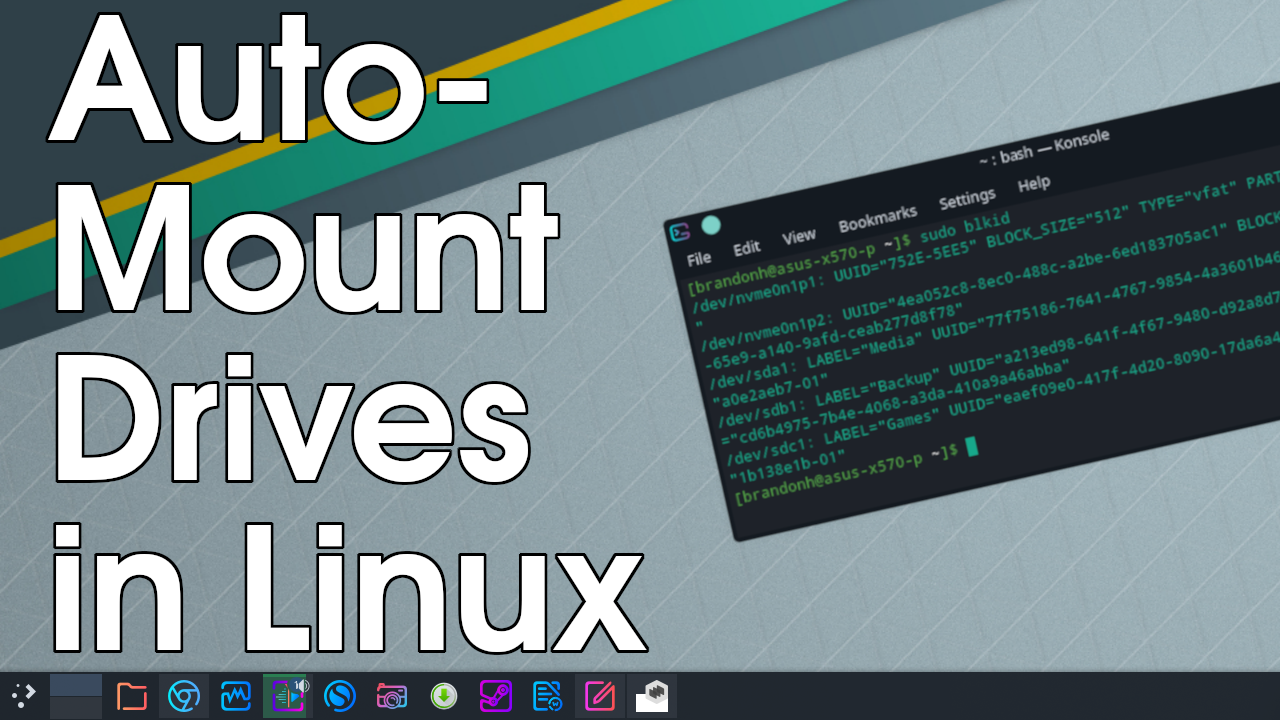 How to Auto-Mount Drives in Linux